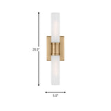 Two Light Bath Vanity — 20.00"