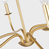 Abells Six Light Chandelier