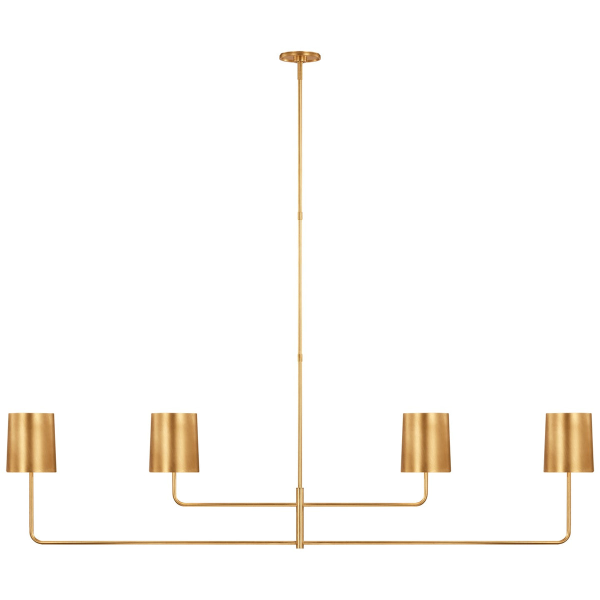 Go Lightly 70" Four Light Linear Chandelier
