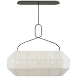 Six Light Linear Chandelier