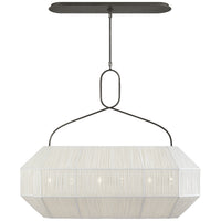 Six Light Linear Chandelier