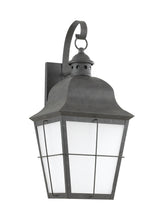 One Light Outdoor Wall Lantern — 21.00", Frosted Seeded
