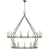 Darlana Oversized Two Tier Chandelier