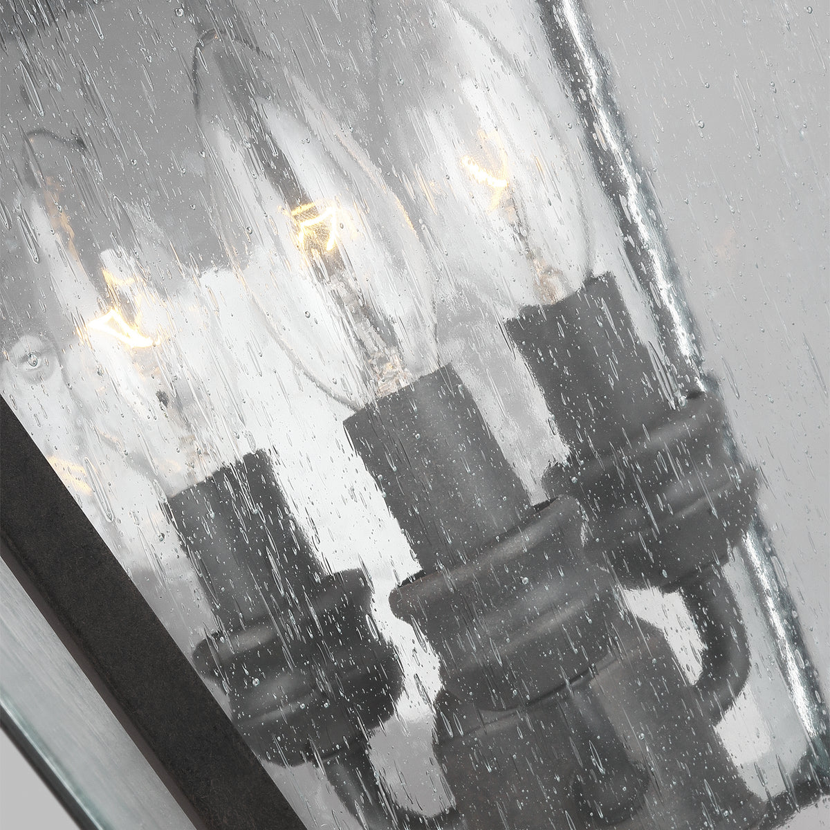 Three Light Outdoor Wall Sconce — 19.00"