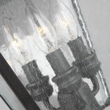Three Light Outdoor Wall Sconce — 19.00"