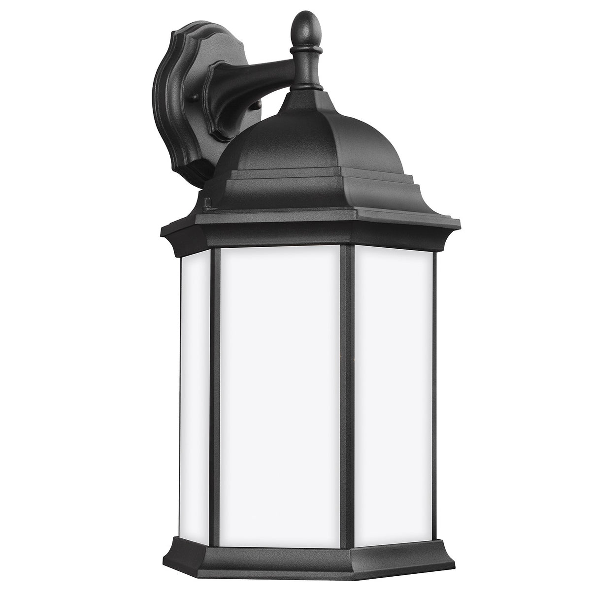 Sevier 18.75" Down Lantern — Satin Etched