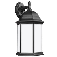 Sevier 18.75" Down Lantern — Satin Etched