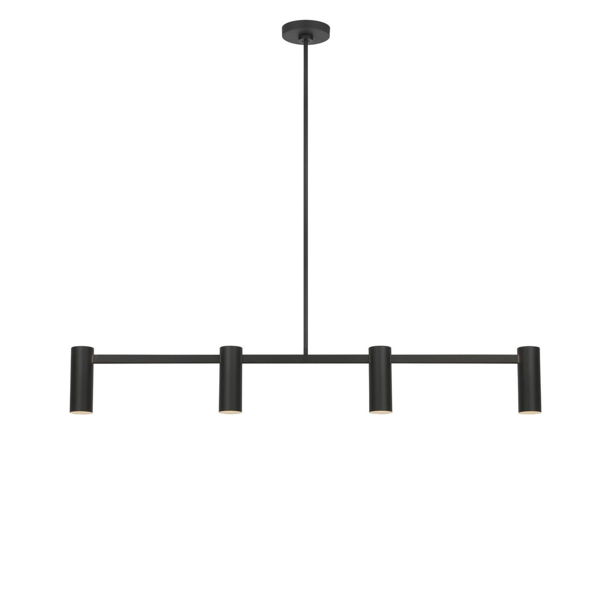 Zentro Four Light Linear Chandelier