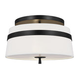 Three Light Semi-Flush Mount — 8.25"