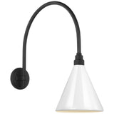Academy 19.5" Arched Mack Barn Light