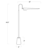 Raven One Light Floor Lamp