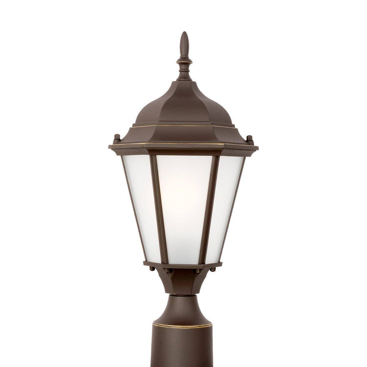 One Light Outdoor Post Lantern — 17.88"
