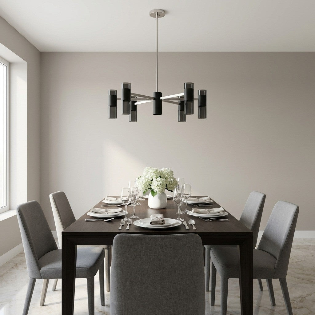 Zentro Five Light Chandelier