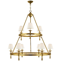 Classic Two-Tier Ring Chandelier
