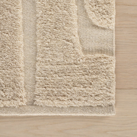 Dash & Albert Ais Abstract Bohemian Rug in Ivory, photo 4