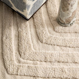 Dash & Albert Ais Abstract Bohemian Rug in Ivory, photo 6