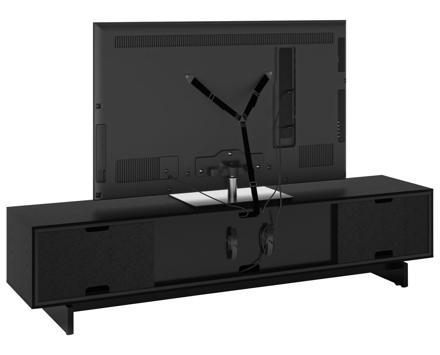 Align 7473 | Low 4 Door Media & Storage Console