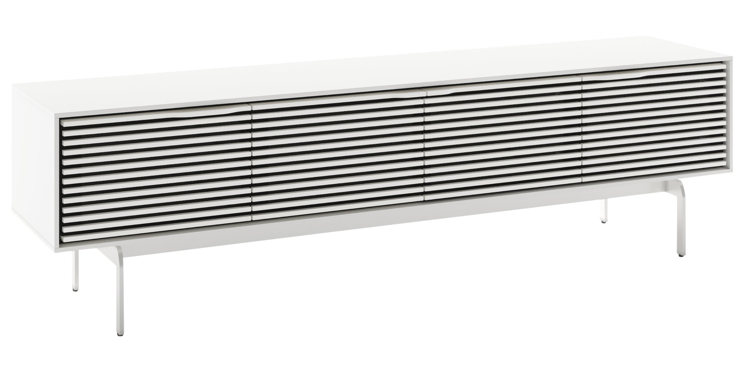 Align 7473 | Low 4 Door Media &amp; Storage Console