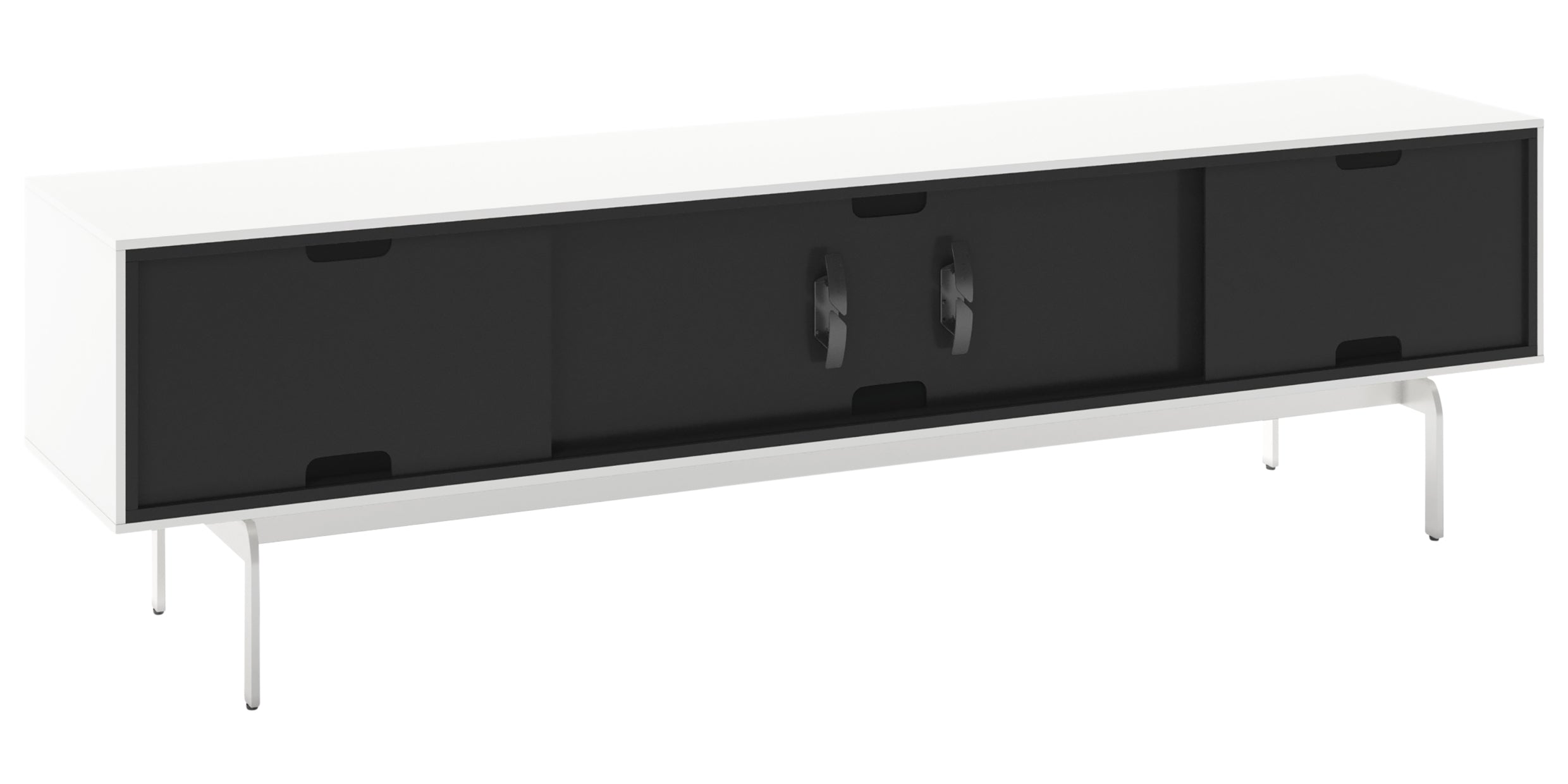 Align 7473 | Low 4 Door Media &amp; Storage Console