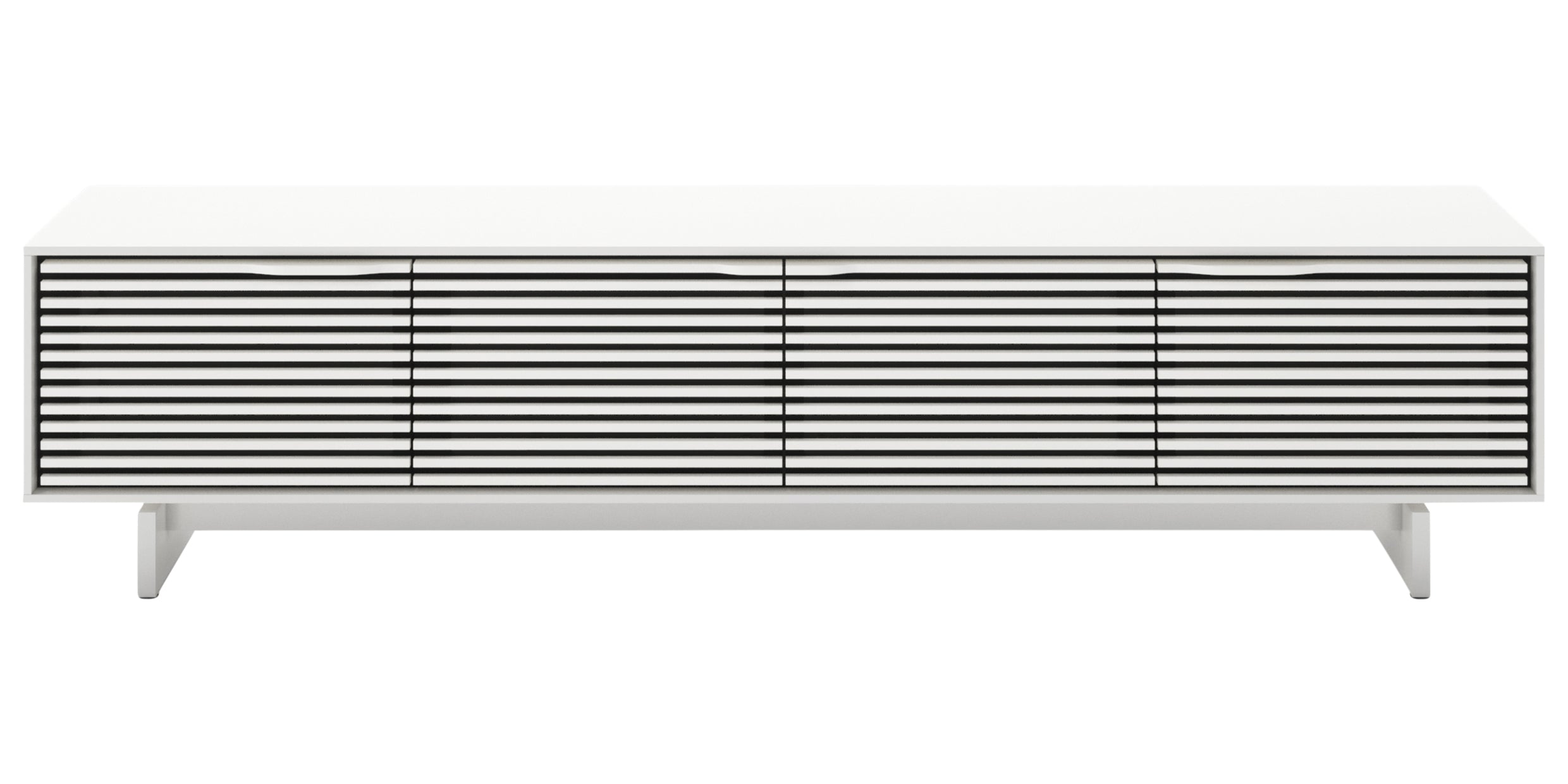 Align 7473 | Low 4 Door Media &amp; Storage Console