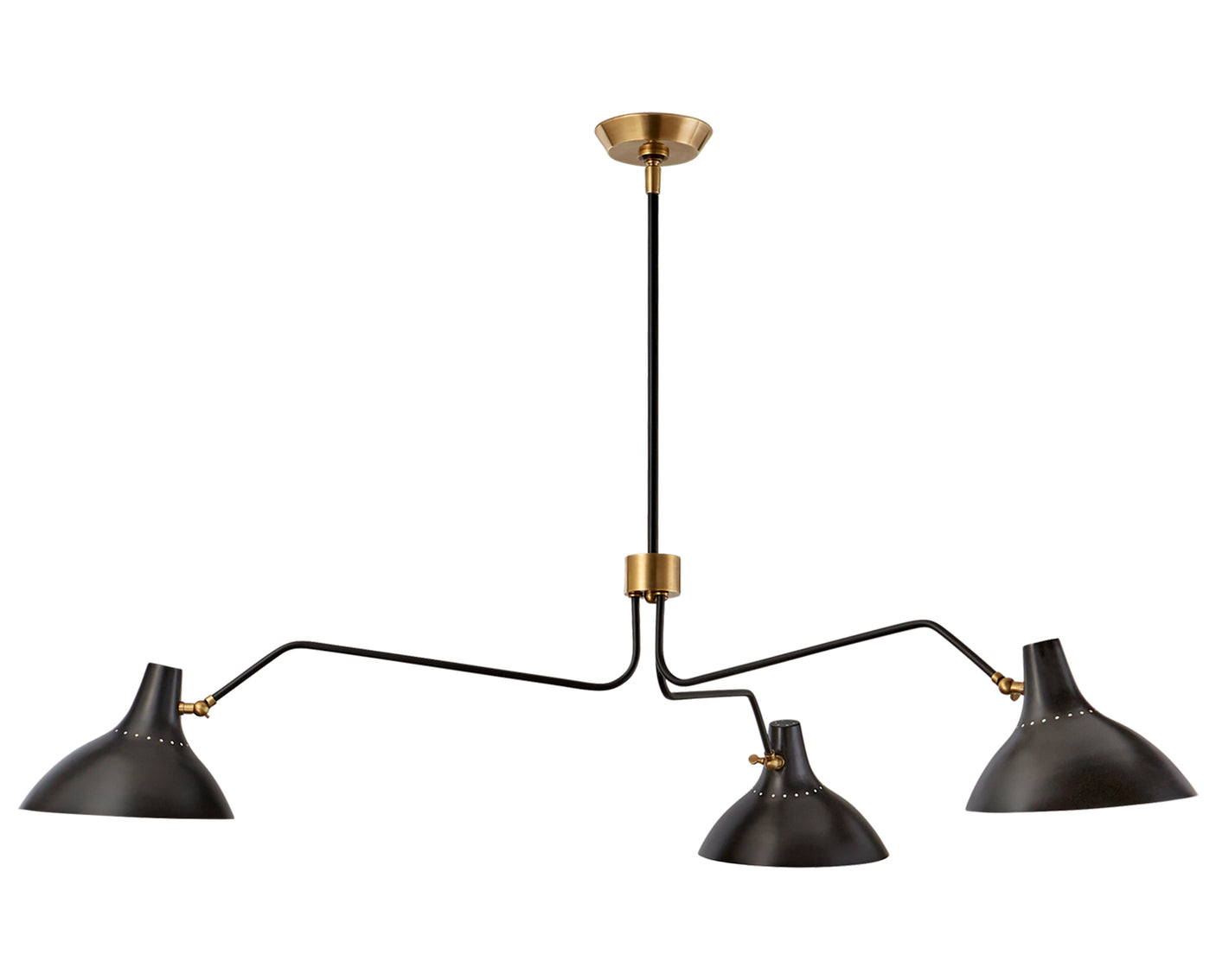 Charlton Large Triple Arm Chandelier