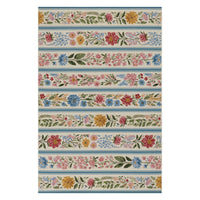 Dash & Albert Arroya Floral Indoor/Outdoor Rug in Multicolour, on white