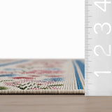 Dash & Albert Arroya Floral Indoor/Outdoor Rug in Multicolour, photo 7