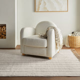 Dash & Albert Arven Striped Handmade Cotton Rug in Grey, photo 2