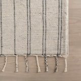 Dash & Albert Arven Striped Handmade Cotton Rug in Grey, photo 4