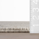 Dash & Albert Arven Striped Handmade Cotton Rug in Grey, photo 5