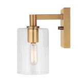 LED Bath Wall Sconce — W: 4.75" × H: 7.75" × D: 6.38"