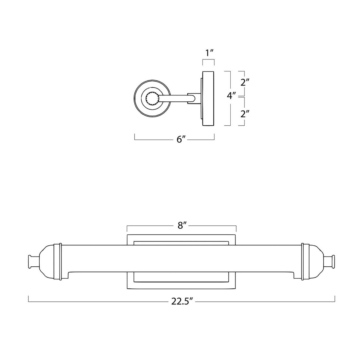 Devon Two Light Picture Light — 22.5"