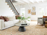 Dash & Albert Kali Handwoven Jute Rug in Natural, living room setting