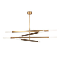 Wick Eight Light Chandelier