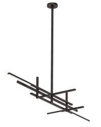 Cityscape Stacked X-Large Linear Chandelier