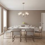 Belton Five Light Up Chandelier