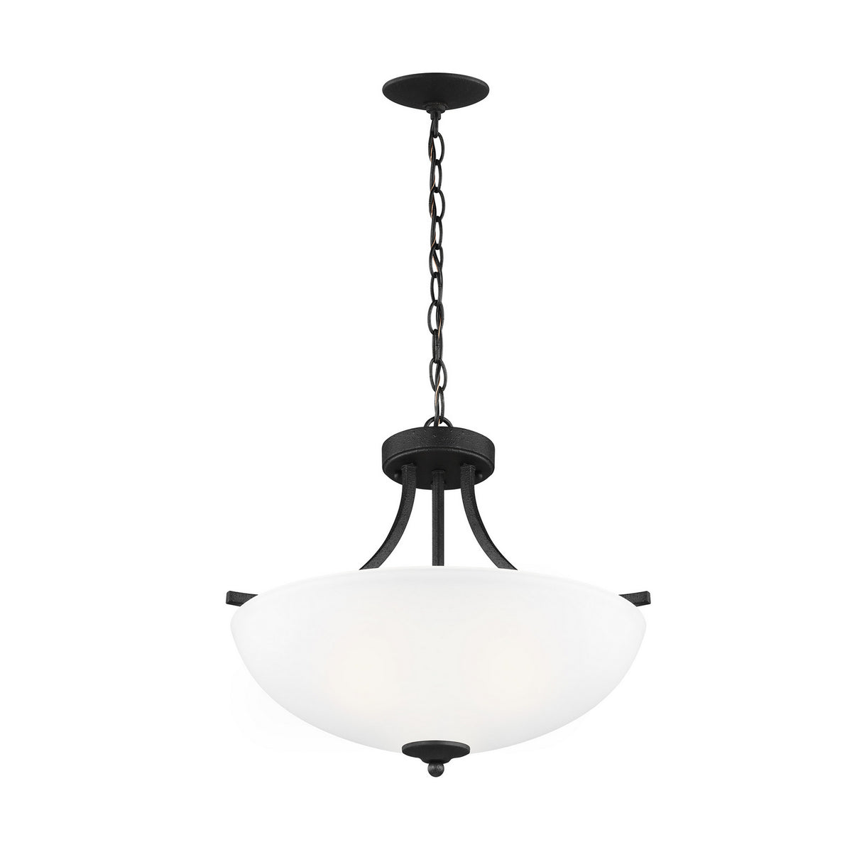 Geary Three Light Semi Flush Mount