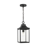 Saybrook 15" Hanging Lantern — Clear and Smooth White