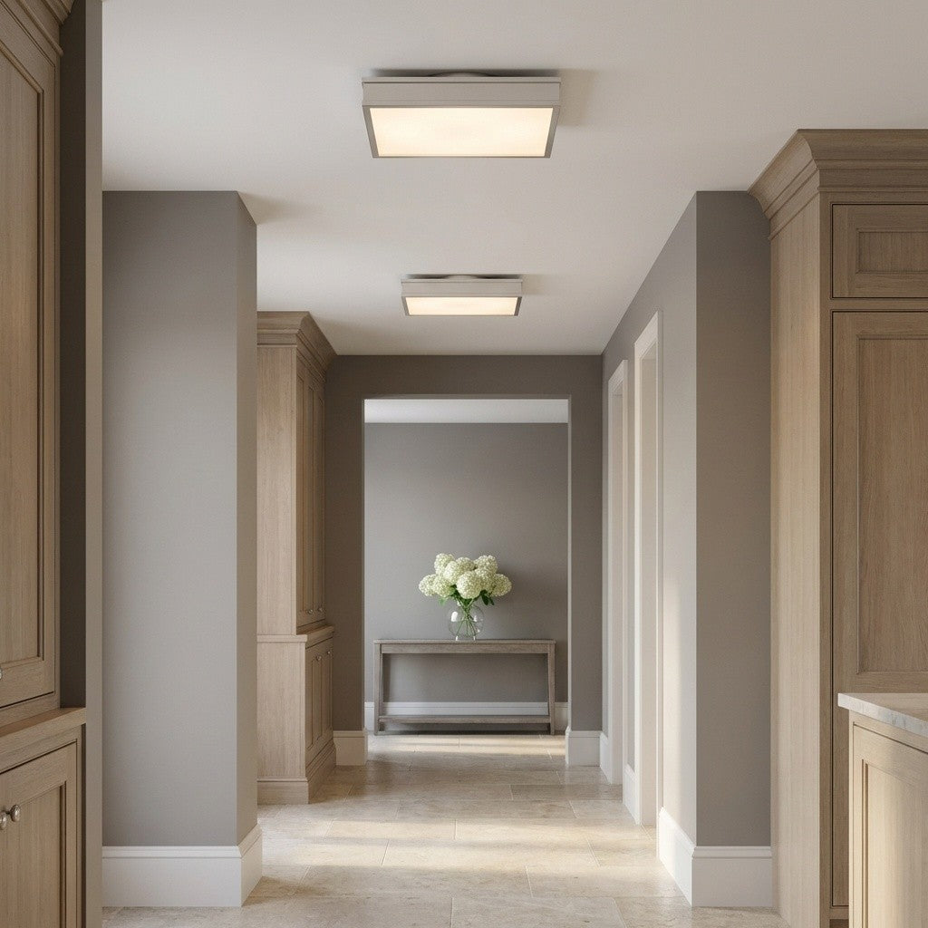 Dupont 16 Square Semi Flush