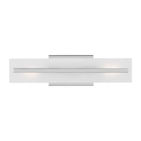 LED Bath Wall Sconce — W: 4.75" × H: 17.88" × D: 4.88"