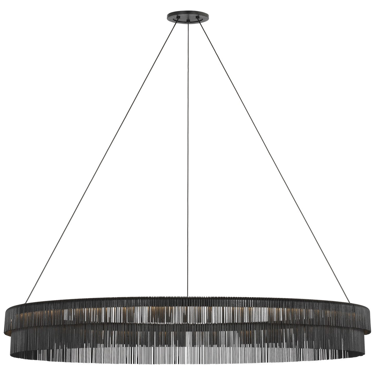 Differo 50" Layered Ring Chandelier