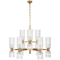 Asalea Medium Two-Tier Chandelier
