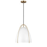 Norman Medium Pendant — Matte White, 75 W