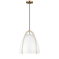Norman Medium Pendant — Matte White, 75 W