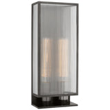 York 24" Double Box Outdoor Sconce
