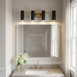 Zentro Four Light Vanity