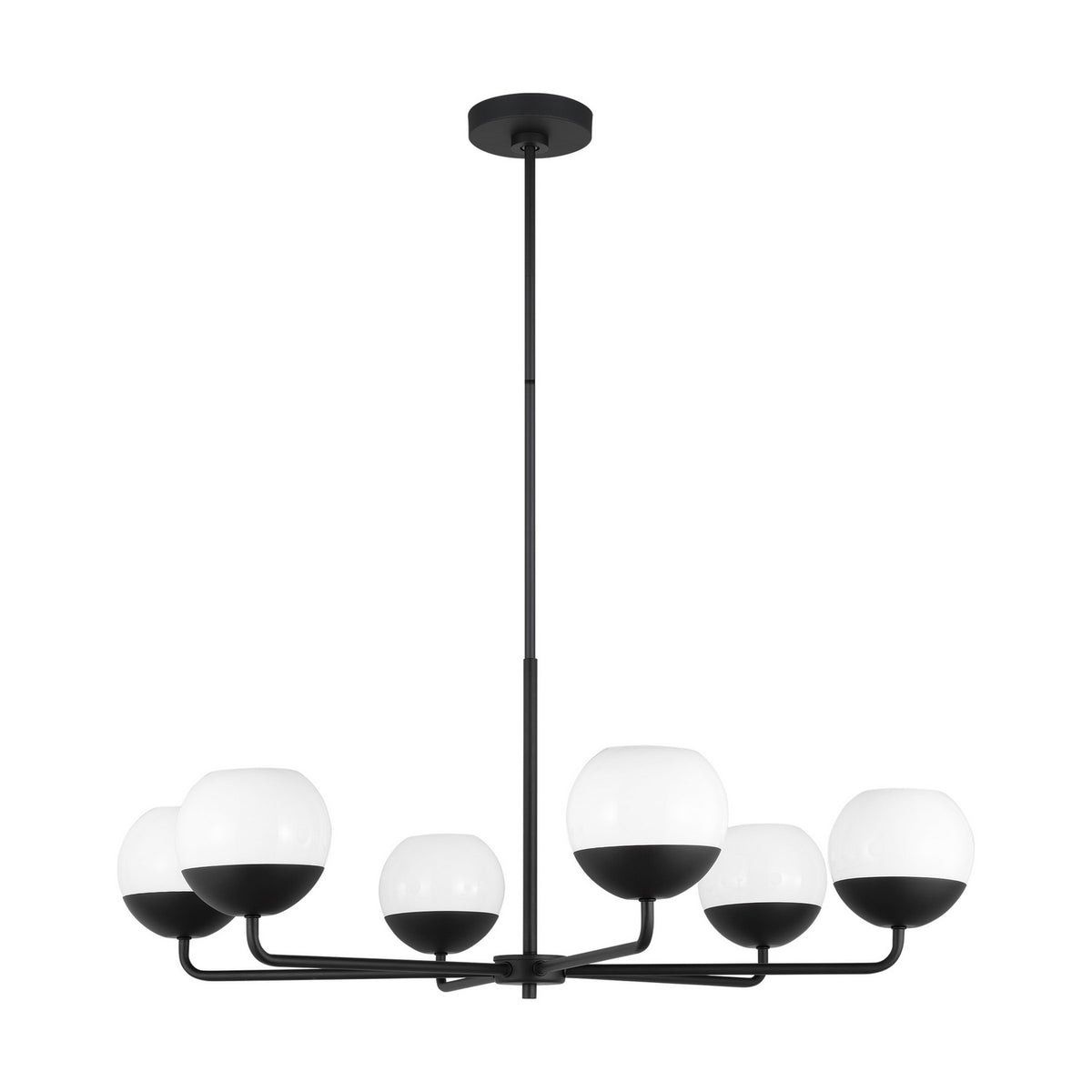 Alvin 6-Light Chandelier — 9 W