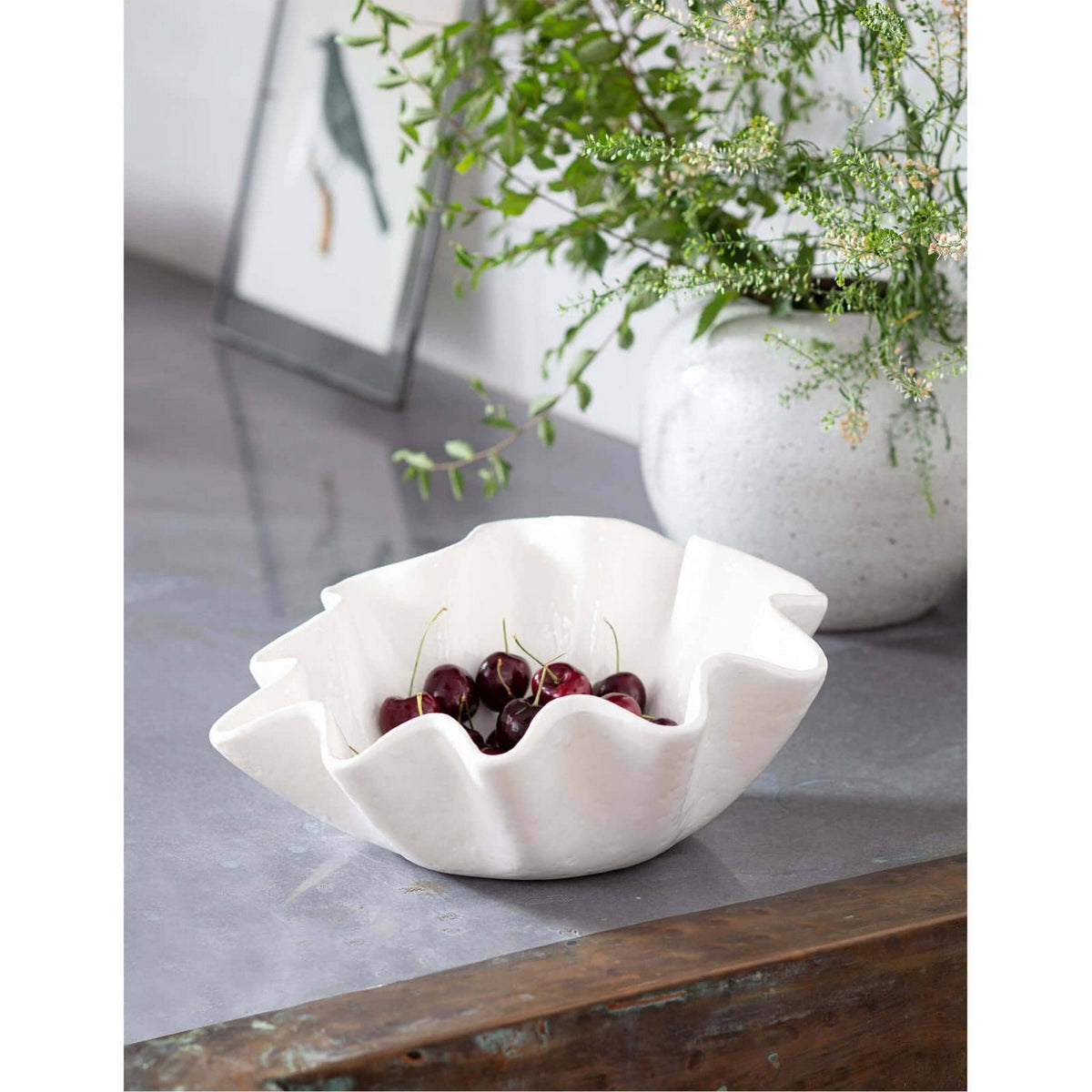 Ruffle Bowl — 9.75"