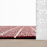 Dash & Albert Samson Handwoven Indoor/Outdoor Rug in Red, photo 6