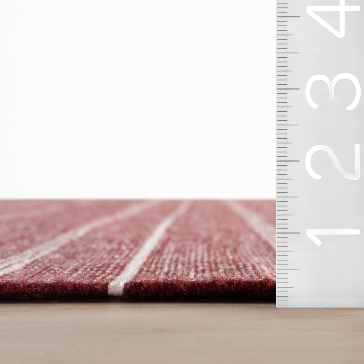 Dash & Albert Samson Handwoven Indoor/Outdoor Rug in Red, photo 6